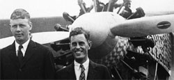 Charles Lindbergh and Donald Hall